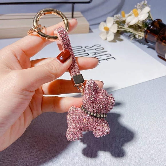 💗Luxury French bulldog Keychain 💗 - Picture 3 of 6